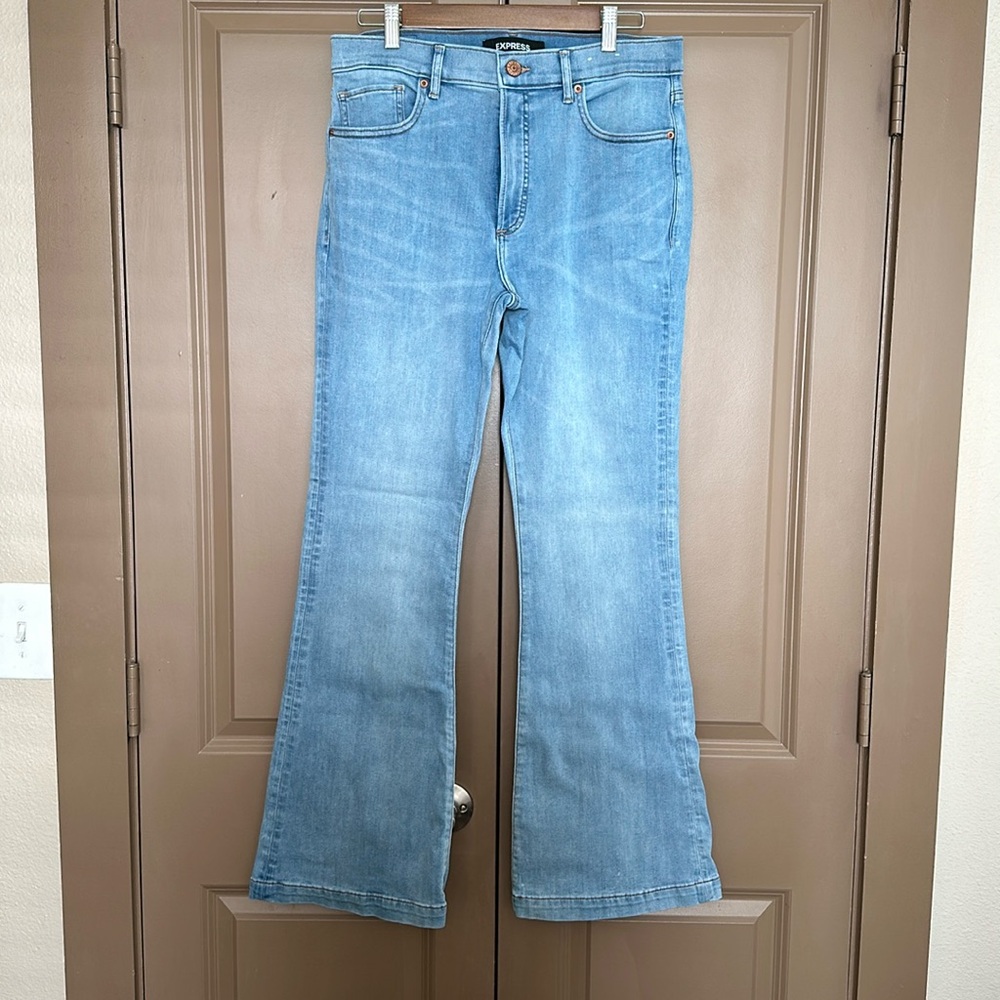 Express flare leg jeans